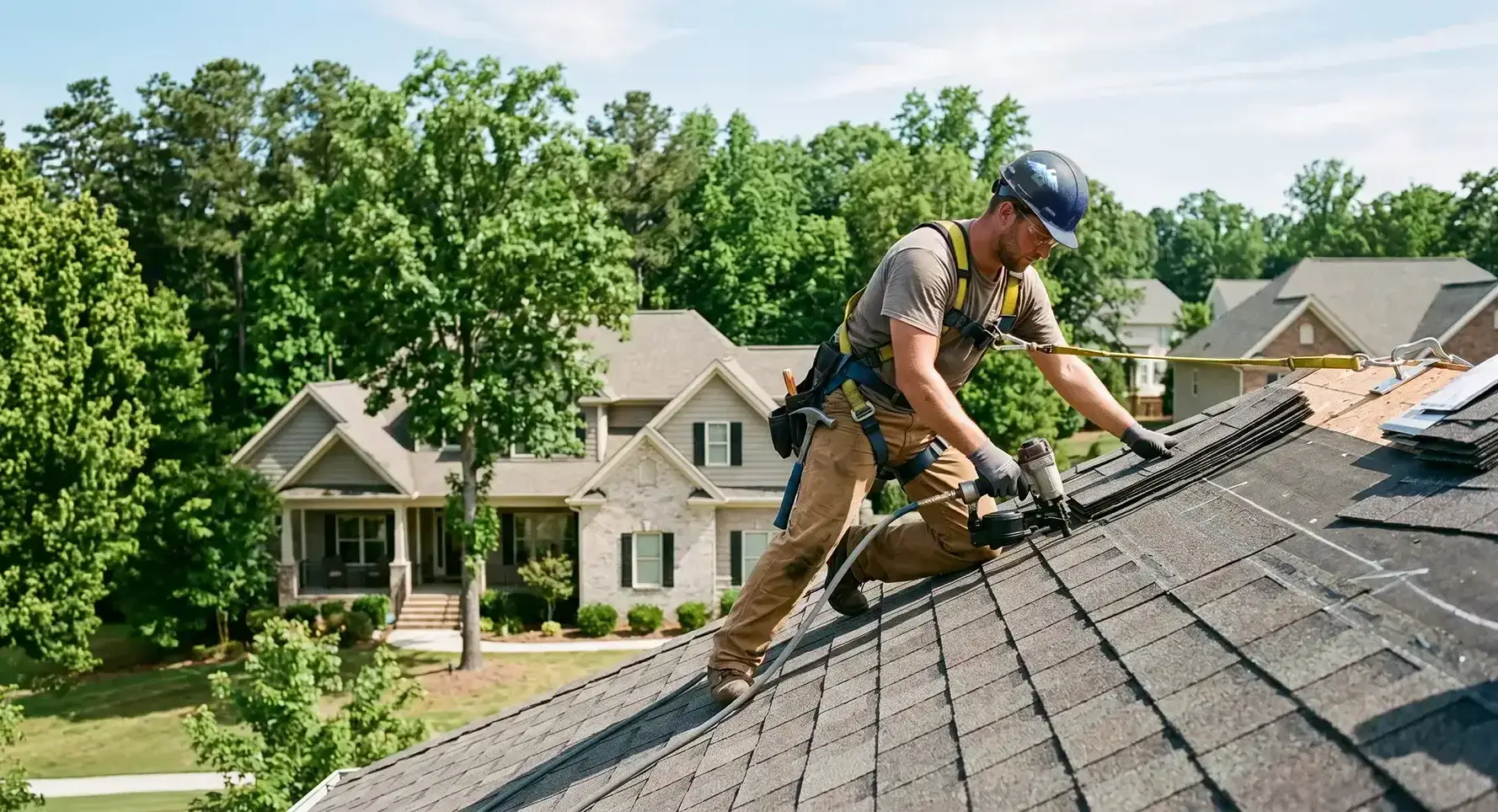 roofer-working-on-an-rooftop